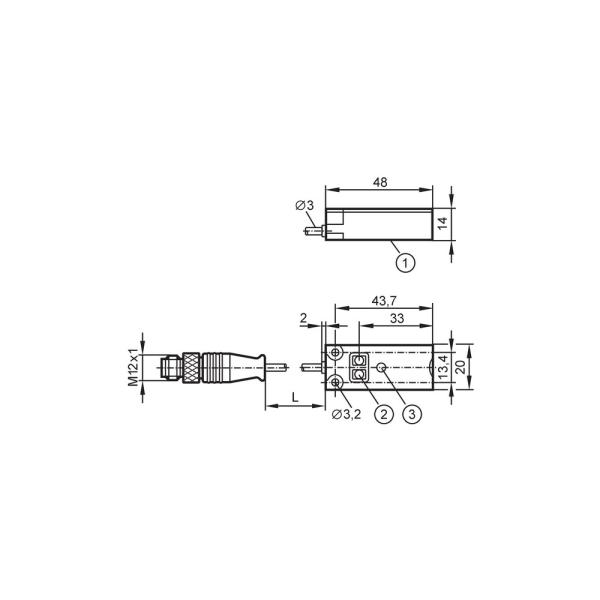 KQ6005 IFM - Sensor Capacitivo ifm Detecção de nível e materiais PNP 12mm IO-Link IP69K