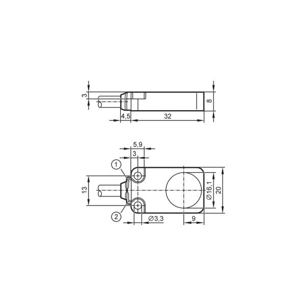IQ2010 IFM - Sensor Indutivo ifm Automação Industrial 8mm PNP NA