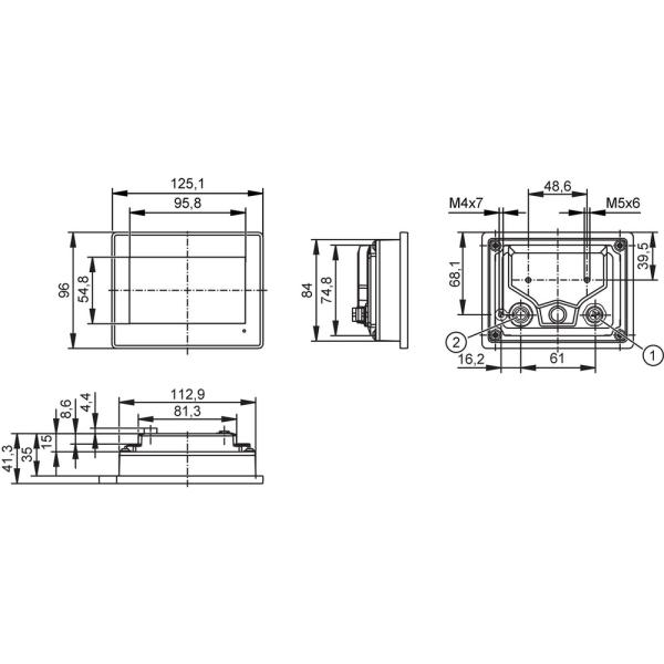 CR1142 IFM - Display Gráfico ifm ecomatDisplay Controle de máquinas móveis 4.3" Touch, CAN, Ethernet