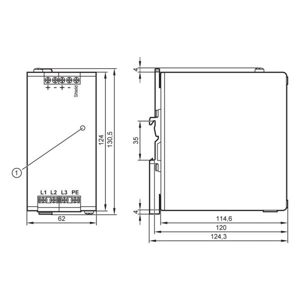 AC1253 IFM - Alimentador AS-Interface Comunicação Industrial 8A 30.5V