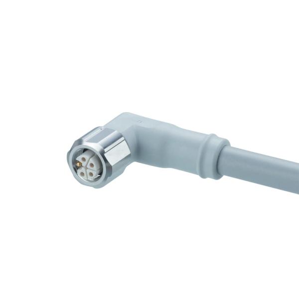 EVF619 IFM - Cabo Conector Fêmea M12 Indústria Alimentícia 20m Codificação L IP69K