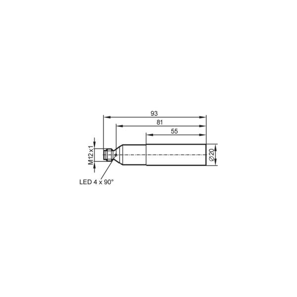 IA5127 IFM - Sensor Indutivo IFM Automação Industrial PNP 10mm M12