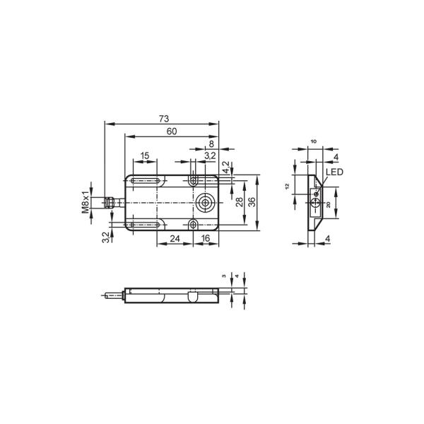 IW5064 IFM - Sensor Indutivo IFM Automação Industrial 8mm PNP M8