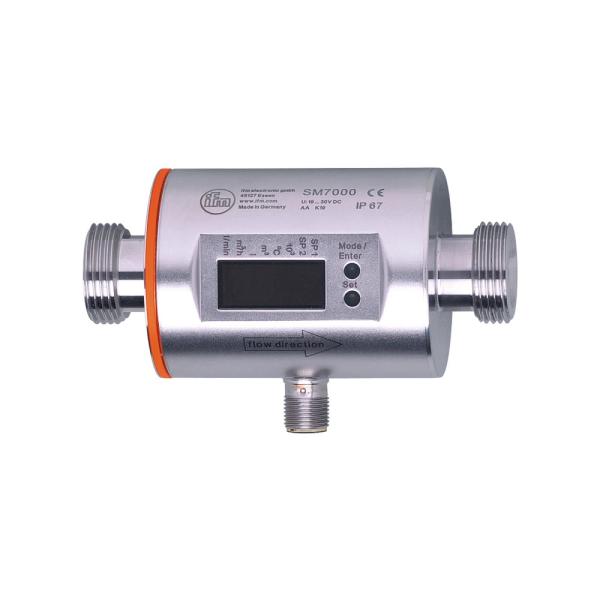 SM7000 IFM - Sensor Vazão IFM Monitor Fluxo 0,2-50l/min G3/4 IO-L
