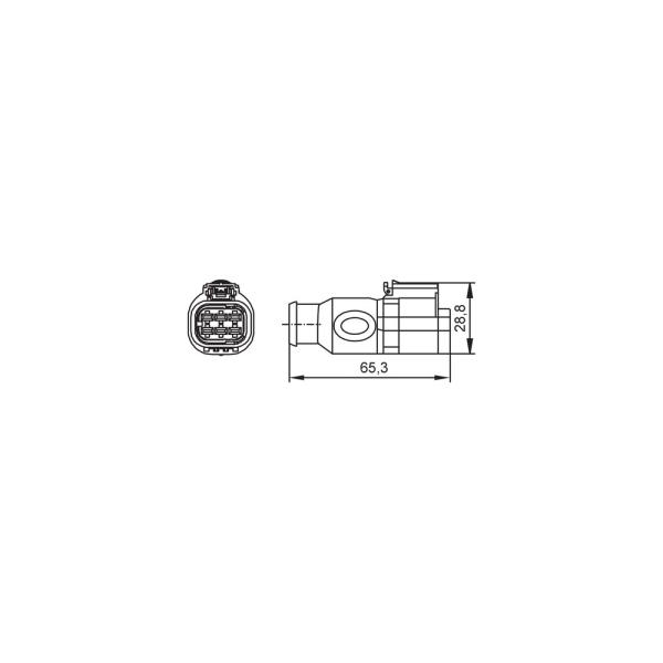 E12847 IFM - Conector AMP IFM Aplicações Móveis 16A 12-24V IP67