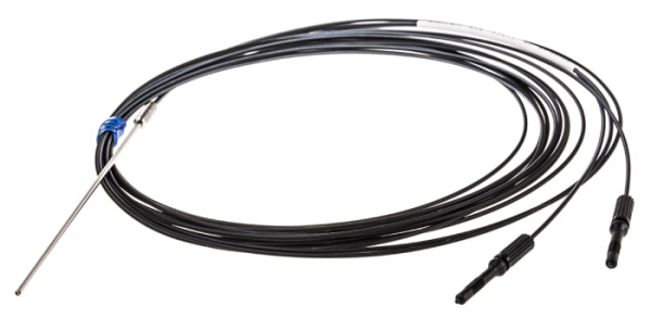 Fibra optica retro-reflexiva, rosca M3, cabo 2M