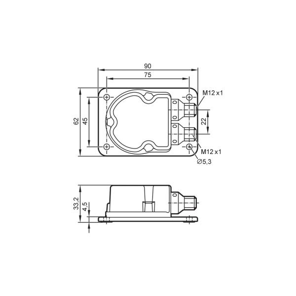 JN2201 IFM - Sensor de Inclinação IFM Medição de Alta Precisão 2 Eixos IO-Link ±45° M12