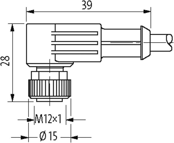 M12 MALE 0° / M12 FEMALE 90°