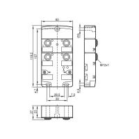 AC2410 IFM - Módulo AS-Interface CompactLine Entrada Digital 4DI M12 IP67 AC2410