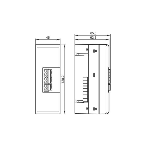AC1250 IFM - Módulo de Desacoplamento de Dados AS-Interface Para Redes AS-i ifm 21,5-31,6V DC