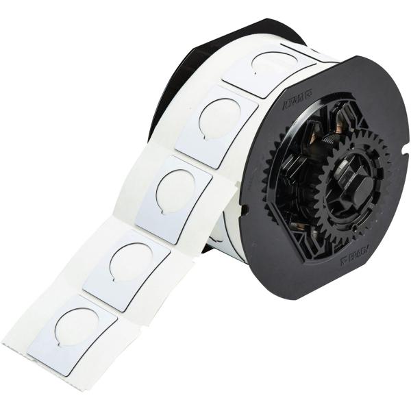 ETIQUETA B593 BRANCA PARA BOTÃO - 1.2""X1.5"" B30EP-167-593-WT BRADY