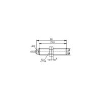 IG5405 IFM - Sensor Indutivo IFM Detecção de objetos M18 PNP 8mm 6m IG5405