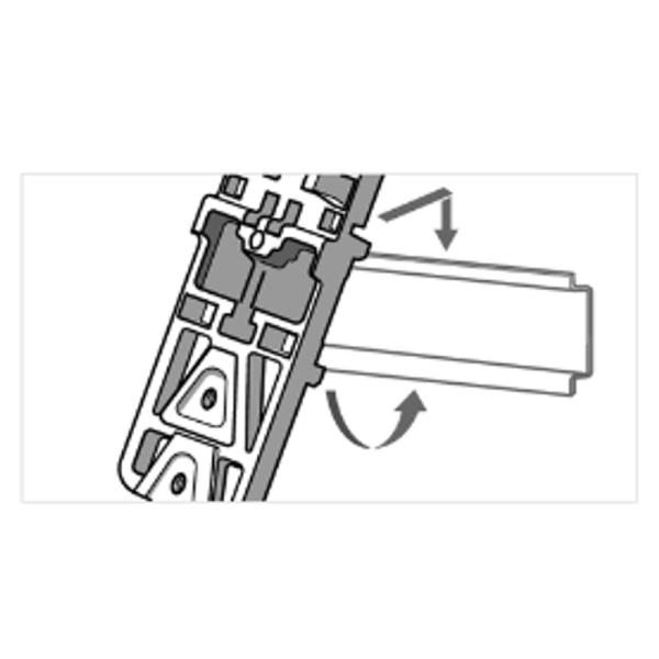 E78000 IFM - Adaptador Trilho IFM Montagem Módulos DIN 152x60x19mm PC/ABS