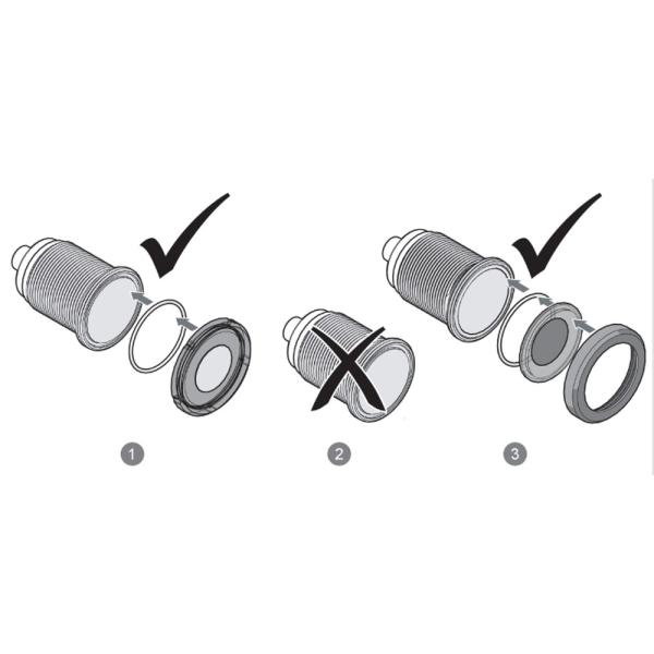 KTE102 IFM - Sensor de Toque Capacitivo ifm Comutação industrial IO-Link M22x1 Cabo 2m