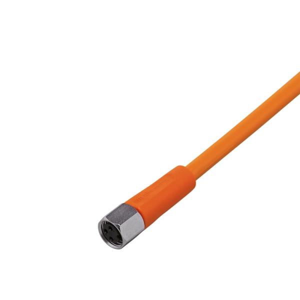 EVT124 IFM - Cabo de Conexão Fêmea M8 Indústria Alimentícia 10m PVC IP69K