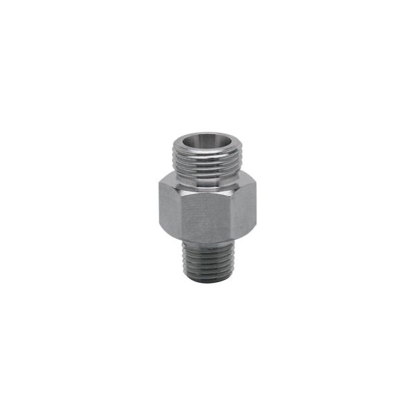 E40099 IFM - Adaptador Rosq. Sensor Conexão Ind. M18x1.5/G1/4 Inox
