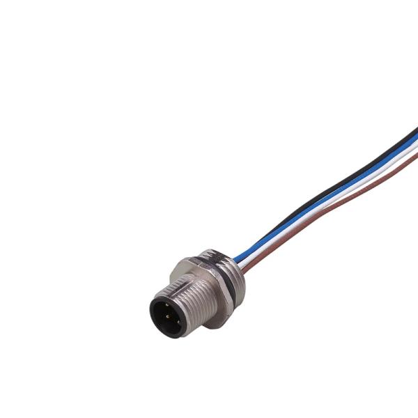 E10411 IFM - Conector Adaptador IFM M12 Automação Industrial 4 Pinos 0.5m IP67