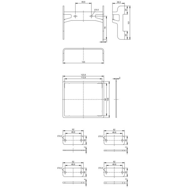 EC0750 IFM - Kit de Montagem Displays IHM ifm Robusto