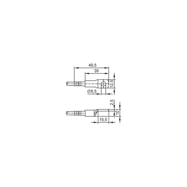 TS2239 IFM - Sensor de Temperatura IFM Contato em Corpos Sólidos Pt100 -40 a 90°C Cabo 2m