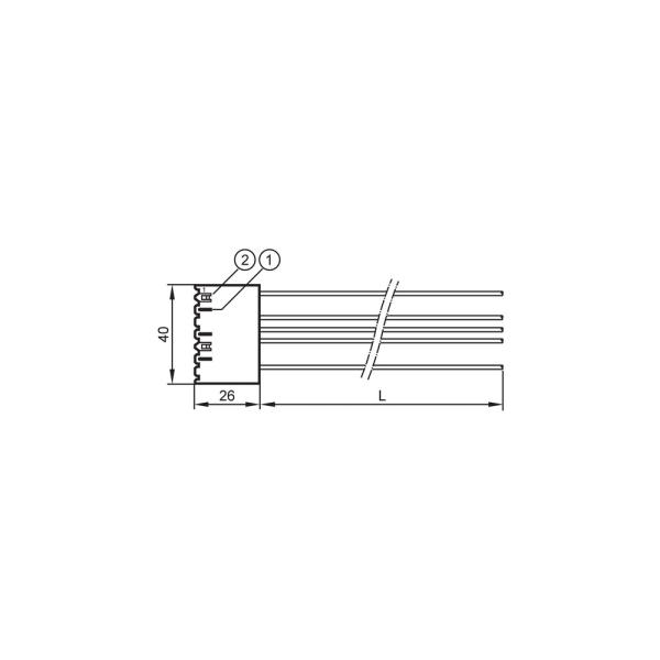 EC9207 IFM - Cabo de Ligação IFM Para BasicController e ecomatBasic 1,5m 5x0,75mm²