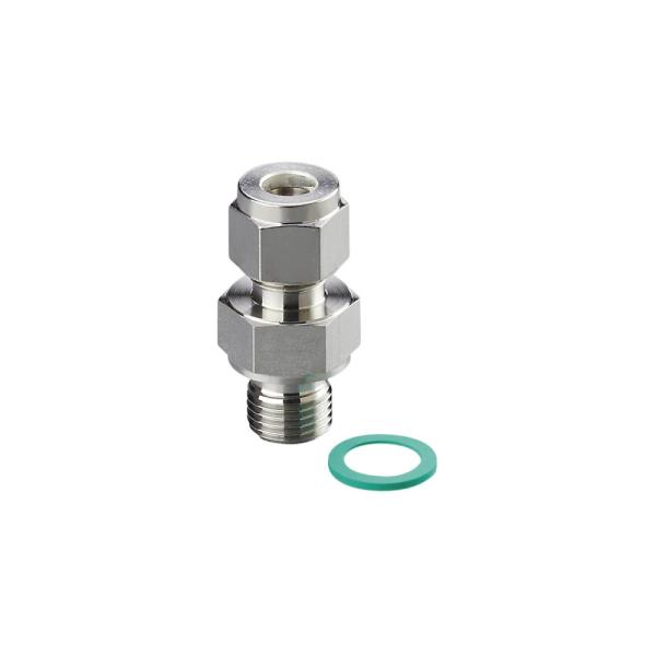 E40259 IFM - Adaptador de Anel Progressivo ifm Conexão de Sensor 8mm Rosca G 1/4 Aço Inox 316L