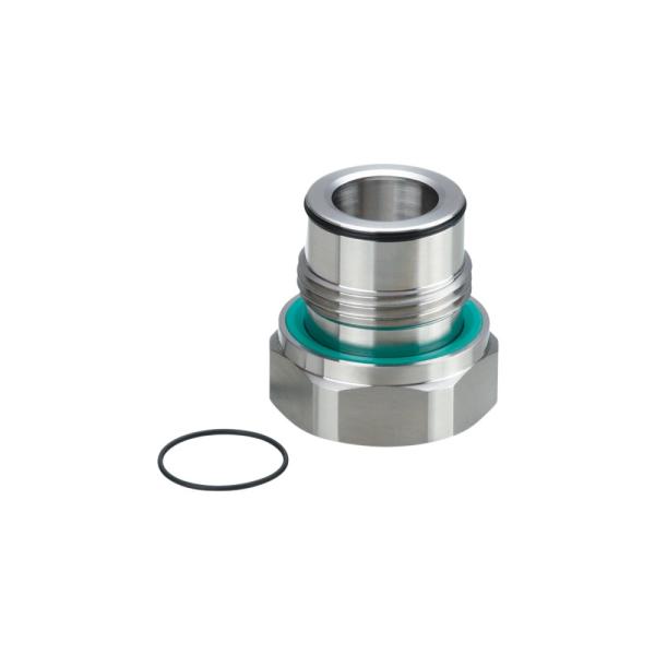 E30482 IFM - Adaptador Rosqueável para Sensores Conexão de Processo G 1/2 para G 3/4 Aço Inox 316L
