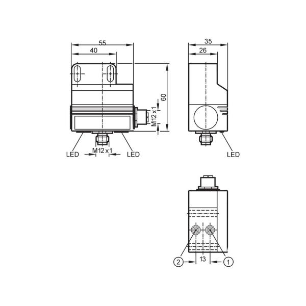 AC2316 IFM - Sensor AS-Interface Duplo ifm para atuadores pneumáticos M12 IP67 4mm
