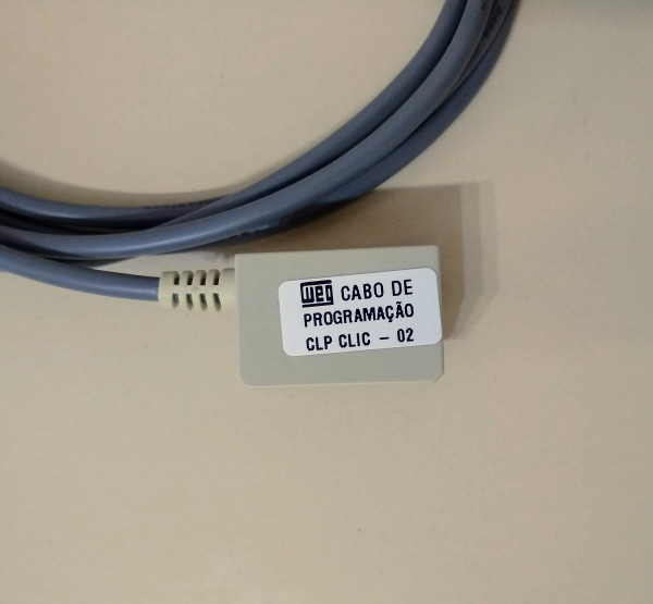 CABO COMUNICAÇÃO/PROGRAMAÇÃO RELÉ PROGRAMÁVEL CLIC02 USB WEG