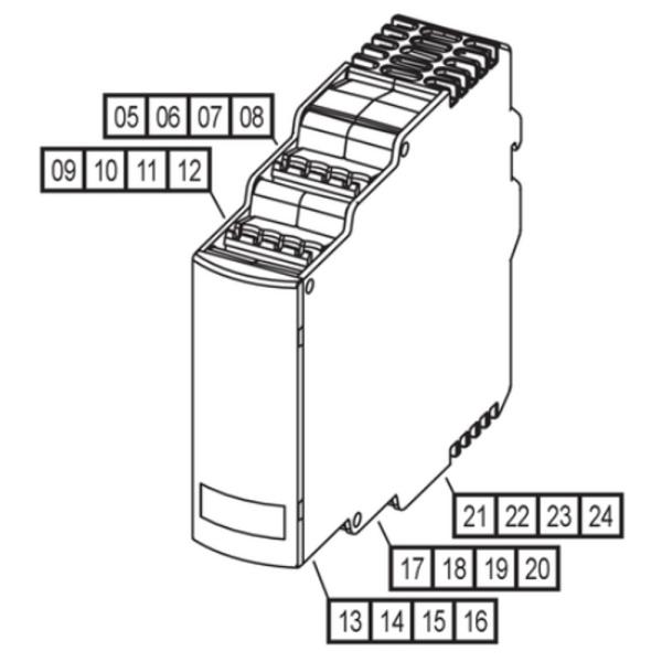 DN0220 IFM - Amplificador IFM N200/SA-2 Alimentação e avaliação de sinal 110-240VAC Trilho DIN