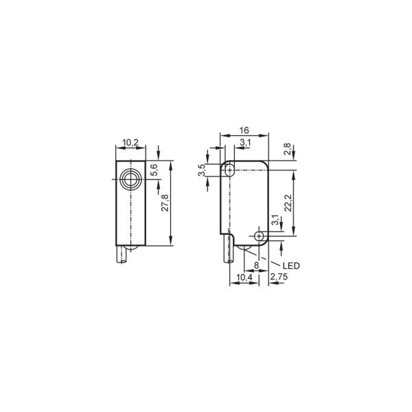 IS5087 IFM - Sensor Indutivo IFM Automação Industrial 4mm PNP NA Cabo 0.15m
