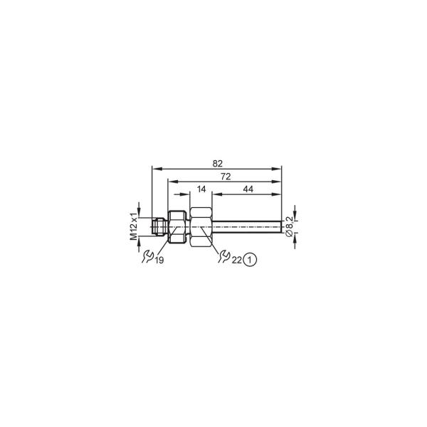 SF5200 IFM - Sensor de Fluxo IFM Unidade de Avaliação M18x1.5 300bar IP67