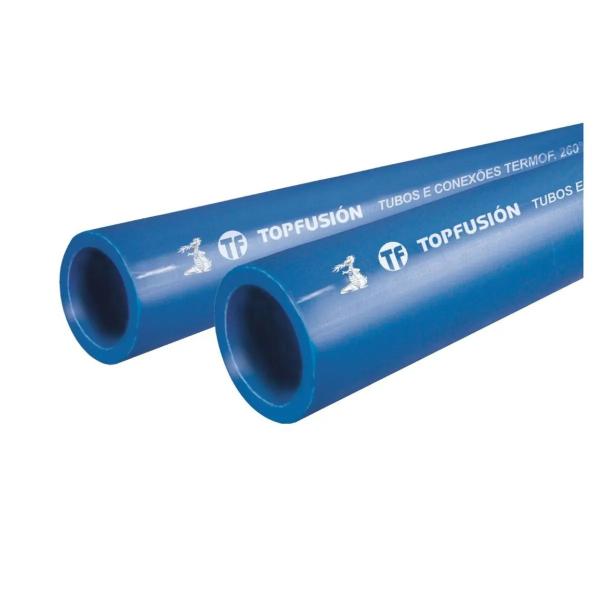 TUBO PPR AZUL 40mm - 3MT - PN20 ALPOD04