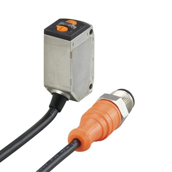 O6E301 IFM - Receptor Fotoelétrico Barreira IFM Indústria Alimentícia PNP 10m M12
