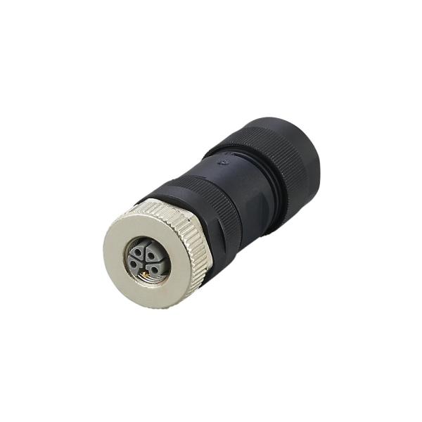 E12672 IFM - Soquete Confeccionável M12 Automação Industrial 5 Pinos Codificação L IP67