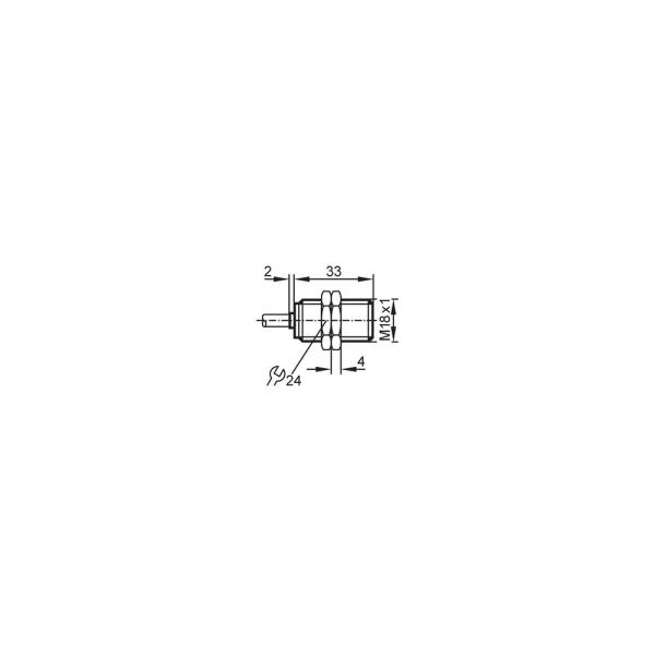 NG5003 IFM - Sensor Indutivo NAMUR ifm Áreas Explosivas M18 8mm IP67