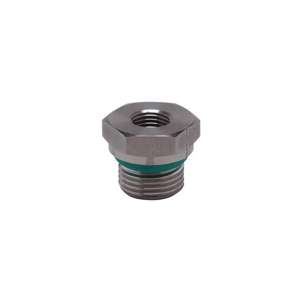 E30135 IFM - Adaptador Sensores ifm G1/4 Int p/ G1/2 Inox 316Ti 400bar