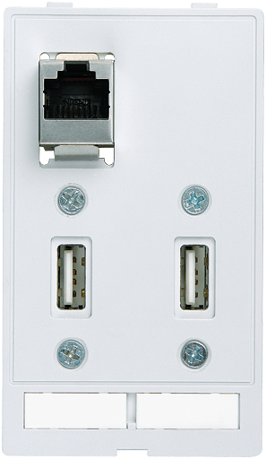 MSDD TOMADA 2XUSB RJ45