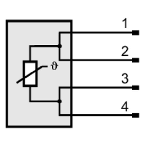 TS2056 IFM - Sensor de Temperatura IFM Pt100 Medição de fluidos -50 a 250°C, Cabo 2m, M12