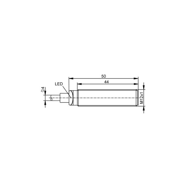 MFS225 IFM - Sensor Magnético IFM Detecção de posição M12x1 60mm NPN NA