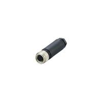 E12464 IFM - Soquete Confeccionável M8 Automação Industrial 4 Pinos, IP67, PNP E12464