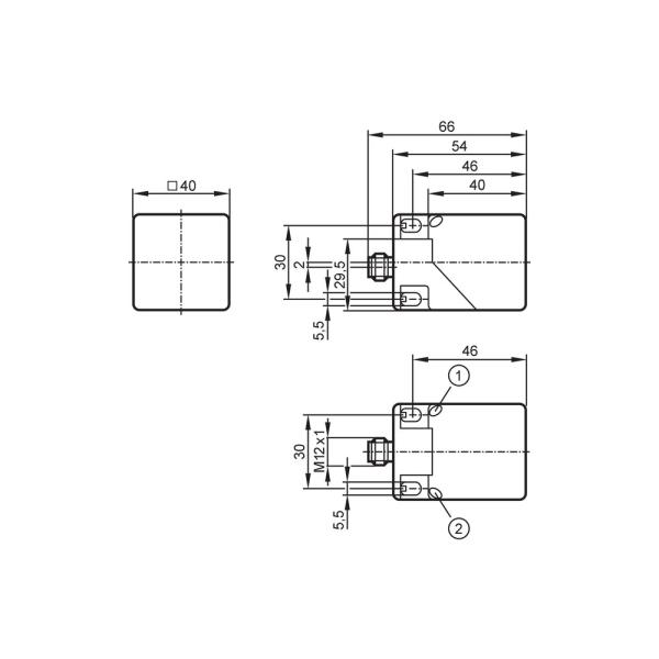IM5126 IFM - Sensor Indutivo IFM Soldagem 40mm PNP M12