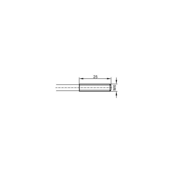 E20051 IFM - Fibra Óptica Reflexão Difusa Aplicação Industrial Rosca M6 620mm