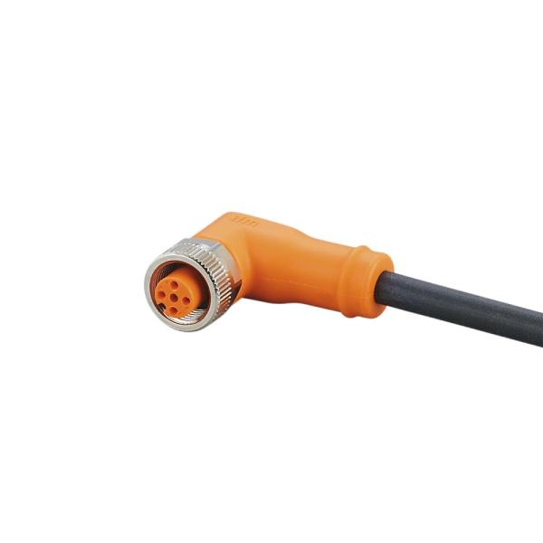 EVC711 IFM - Cabo de Conexão Fêmea M12 Automação Industrial 4 Pinos, 2m, PUR