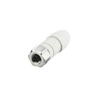 EVF569 IFM - Soquete Confeccionável M12 Indústria Alimentícia 5 Polos, IP69K, Reto EVF569