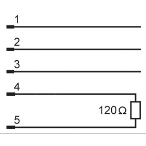 E11590 IFM - Conector com Resistência de Terminação CAN Barramento CAN M12 120Ω IP68