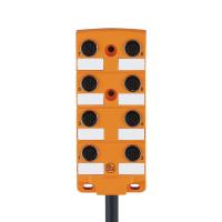 EBC021 IFM - Distribuidor Central IFM Automação Industrial 8 Portas M12 Cabo 5m EBC021