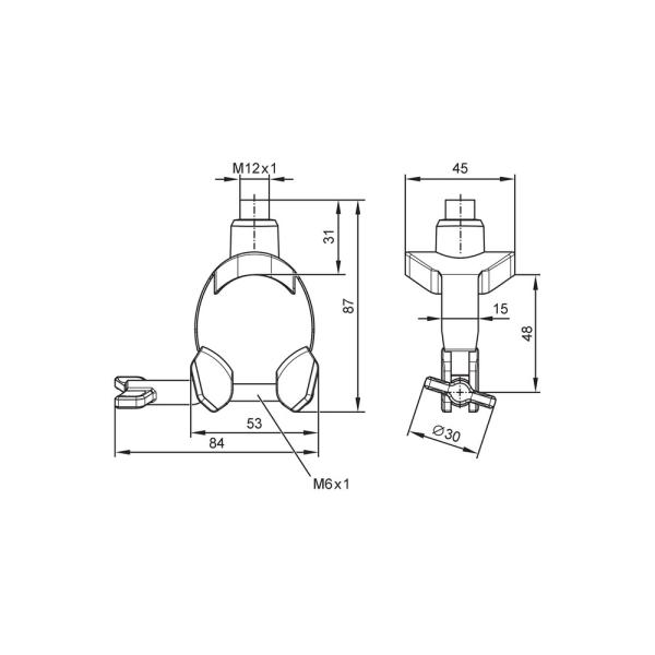 TSM601 IFM - Sensor de Temperatura ifm Contato em Superfícies Pt1000 -25 a 160°C M12