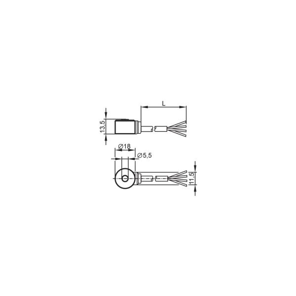 VSA004 IFM - Sensor de Aceleração IFM Monitoramento de Vibração Analógico 1 Eixo IP67