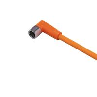 EVT139 IFM - Cabo de Conexão Fêmea M8 Angular Indústria Alimentícia 5m PVC IP69K EVT139