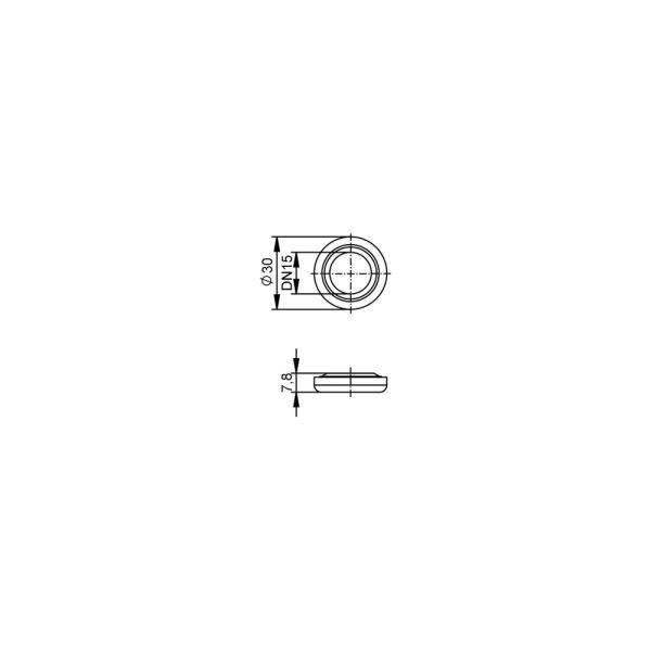 E40560 IFM - Anel de Vedação IFM Sensor de Vazão SMF EPDM DN15